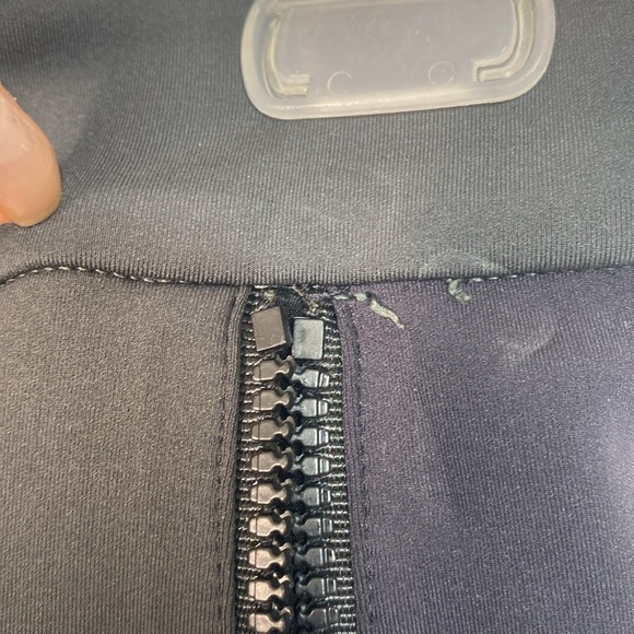 James Perse Y/OSEMITE Scuba Black and Gray Zippered Leggings size 1 small - Picture 9 of 15